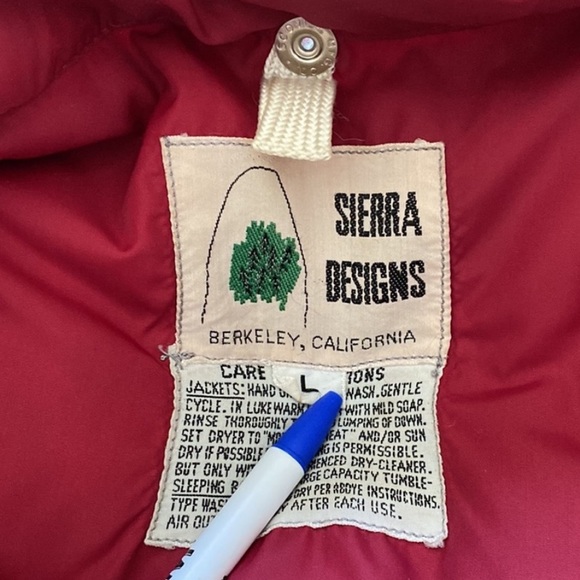 Vintage Sierra Designs Down Jacket, Size Large - Picture 10 of 12